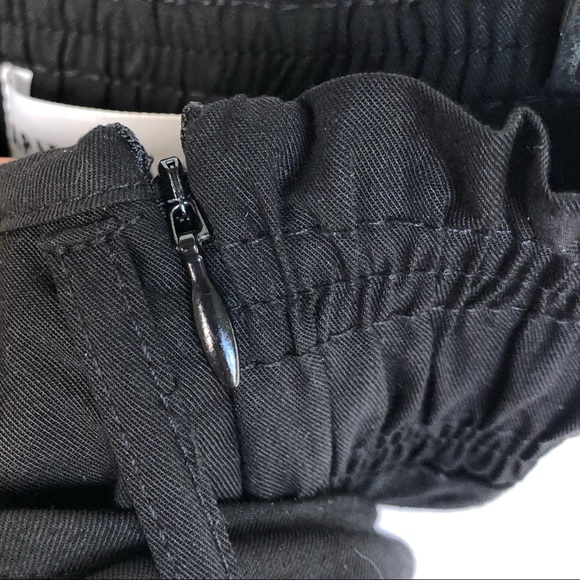 Apiece Apart Baja Tie Waist Wide Leg Culotte Pants black womens size 2 - Picture 13 of 16